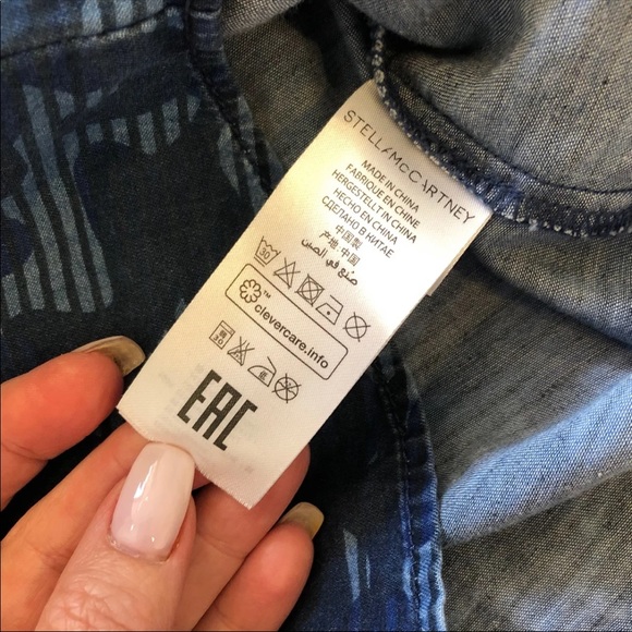 Stella McCartney KIDS Camo Button-down Shirt 3T - Picture 6 of 8